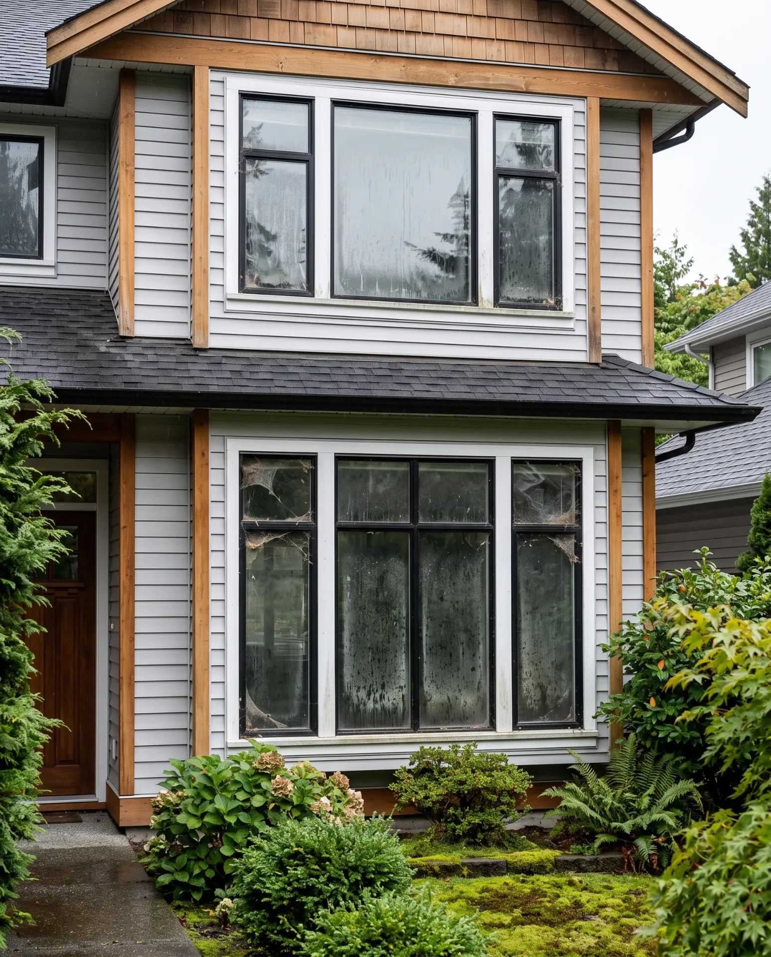 Window Cleaning · Interior & Exterior Glass — before cleaning